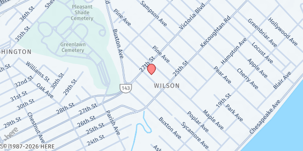 Map showing Operation Breaking Through at 330 Poplar Avenue, Newport News, VA