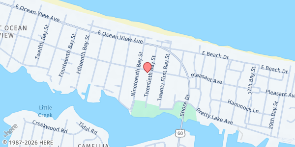 Map showing The Storehouse at 3921 Pleasant Ave, Norfolk, VA