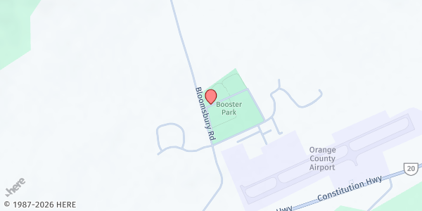 Map showing Orange Mobile Food Pantry at Booster Park, 11177 Bloomsbury Road, Orange, VA