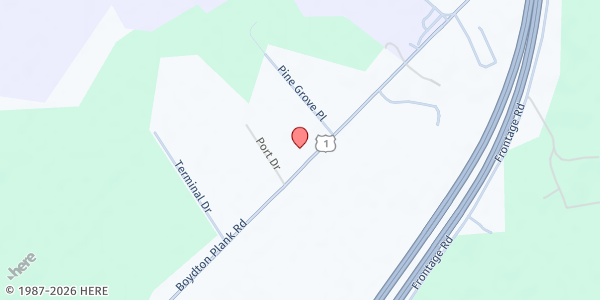 Map showing Emmanuel Church of God In Christ at 7204 Boydton Plank Rd., Petersburg, VA