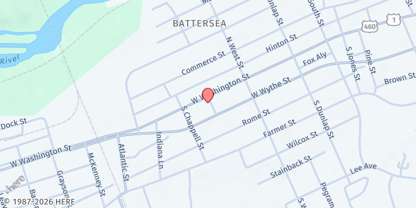 Map showing Pathways at 1200 West Washington Street, Petersburg, VA