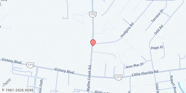 Map showing Parish Thrift Shop at 487 Wythe Creek Road, Poquoson, VA