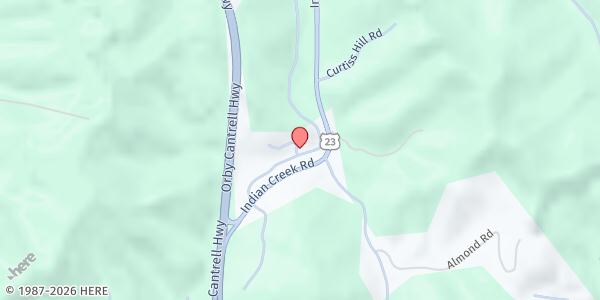 Map showing First Presbyterian Church of Pound at 10619 State Rte T 693, Pound, VA