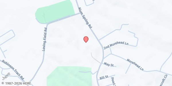 Map showing Jordan's Chapel United Methodist Church - Food Distribution Center at 5095 Alum Spring Rd, Pulaski, VA