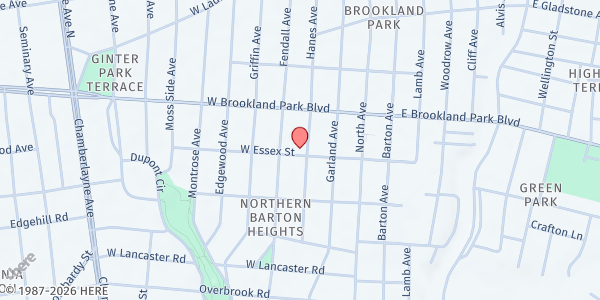 Map showing St. Philip's Episcopal Church Food Pantry at 2900 Hanes Avenue, Richmond, VA