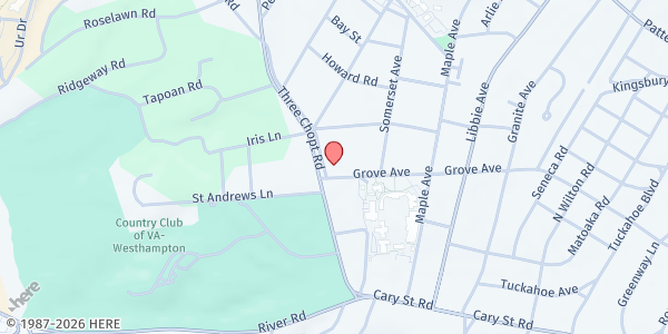 Map showing St. Stephens Episcopal at 6000 Grove Avenue, Richmond, VA