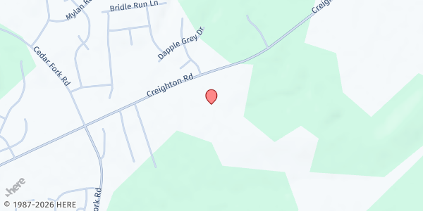 Map showing The Saint Paul's Baptist Church North at 4247 Creighton Rd, Richmond, VA