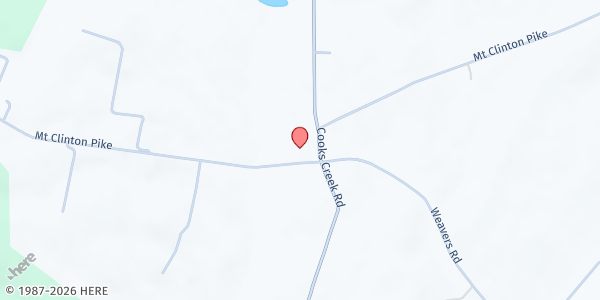 Map showing West Rockingham Food Pantry at 4222 Mount Clinton Pike, Rockingham, VA