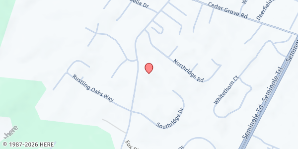 Map showing Blue Ridge Presbyterian Church at 6566 Spring Hill Road, Ruckersville, VA