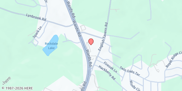 Map showing Hyland Heights Baptist Church at 11452 Wards Rd, Rustburg, VA