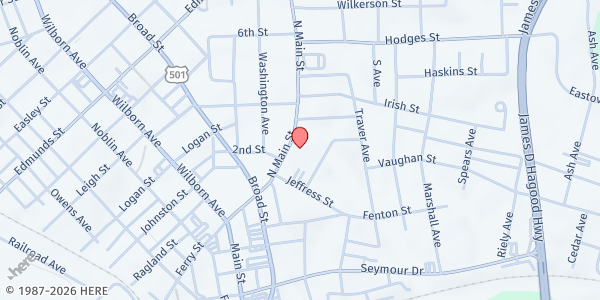 Map showing Good Samaritan - South Boston at 815 N Main St, South Boston, VA