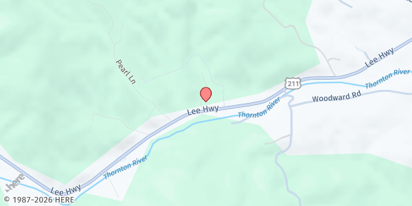 Map showing Rappahannock Food Pantry at 11763 Lee Hwy., Sperryville, VA