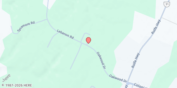 Map showing Lebanon Village 1 at 14 Queensway, Spring Grove, VA