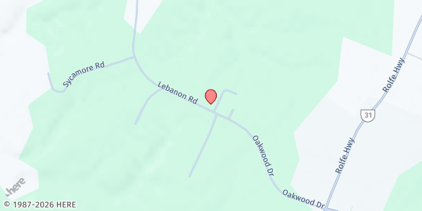 Map showing Lebanon Village 2 at 11 Kingsway Lane, Spring Grove, VA