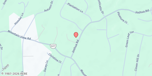 Map showing Adventist Community Center at 550 Joshua Rd., Stafford, VA