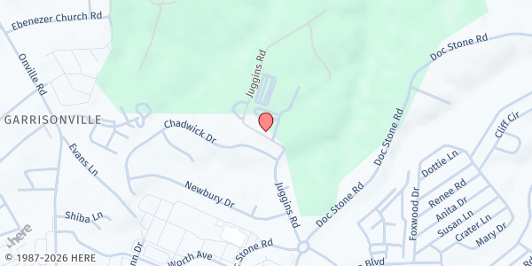 Map showing Anne E. Moncure Elementary School at 120 Juggins Rd, Stafford, VA