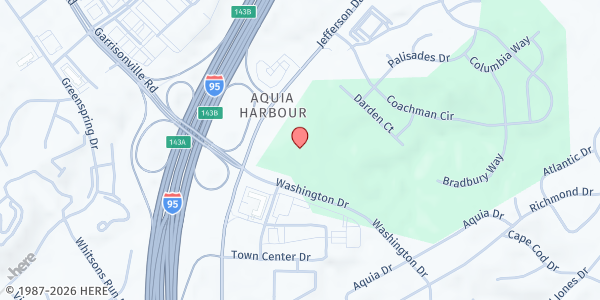 Map showing Aquia Episcopal Church at 2938 Richmond Hwy, Stafford, VA