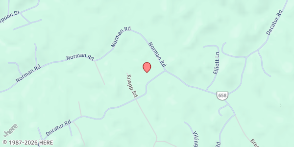 Map showing Oak Grove Baptist Church at 414 Decatur Rd, Stafford, VA