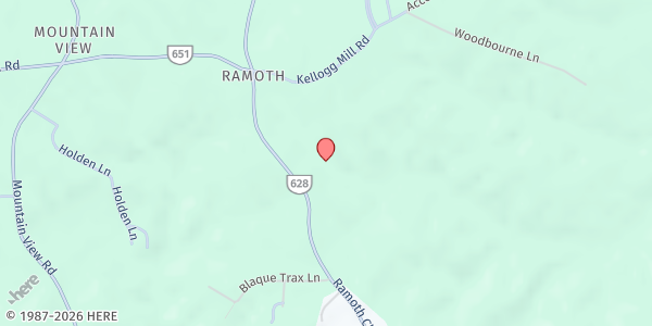 Map showing Ramoth Baptist Church Refuge Ministry Center at 1126 Kellogg Mill Rd, Stafford, VA