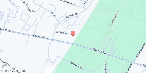 Map showing Sherando Food Pantry at 751 Fairfax Pike, Stephens City, VA