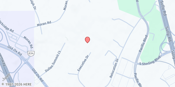 Map showing Loudoun Regional Food Pantry - Catholic Charities at 113 Executive Drive Suite 110, Bldg. 2, Sterling, VA