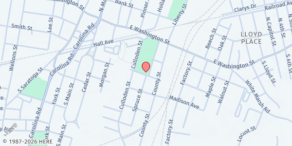 Map showing Hosanna Christian Church at 179 Tynes Street, Suffolk, VA