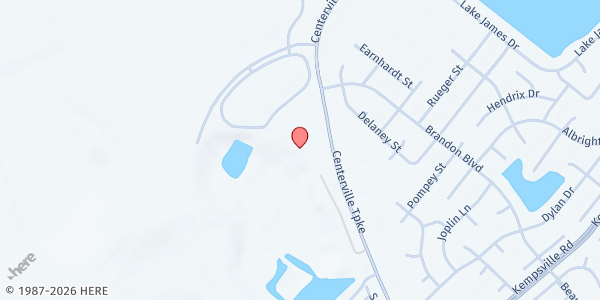 Map showing Azalea Garden Church of God at 1541 Centerville Tpk., Virginia Beach, VA