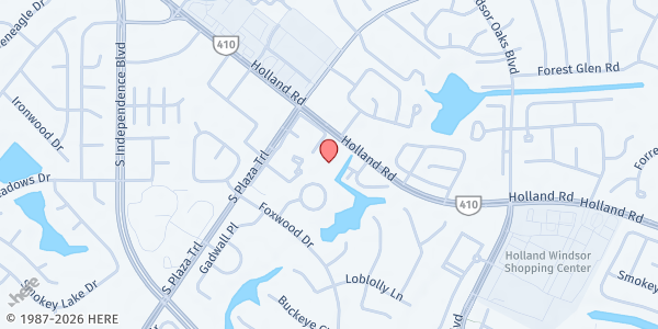 Map showing Bread of Life Food Pantry at 4141 Holland Rd., Virginia Beach, VA