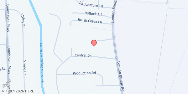 Map showing Outreach for Christ at 2425 Bowland Pkwy, Virginia Beach, VA