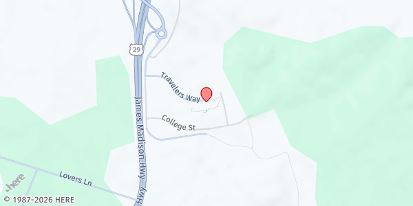 Map showing Laurel Ridge Community College Fauquier Campus Feeding Success Pantry at 6040 College St, Warrenton, VA