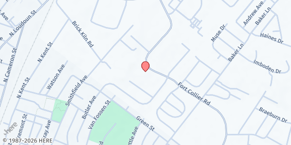 Map showing Salvation Army – Winchester at 300 Fort Collier Road, Winchester, VA