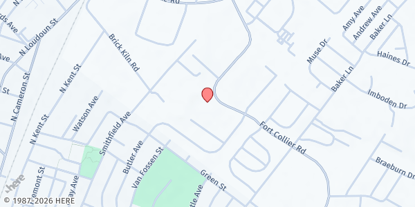 Map showing Winchester Salvation Army at 300 Fort Collier Rd, Winchester, VA