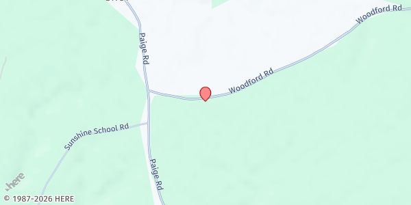 Map showing Praise Temple Apostolic Faith Church of Virginia at 13121 Woodford Rd, Woodford, VA