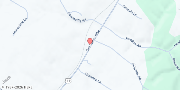 Map showing Keep the Change Food Pantry @ My Church at 23749 Old Valley Pike, Woodstock, VA