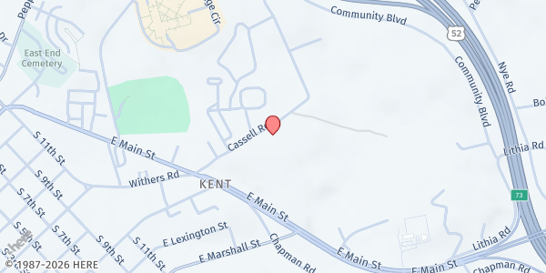 Map showing The Millennium World Outreach at 305 Cassell Rd, Wytheville, VA