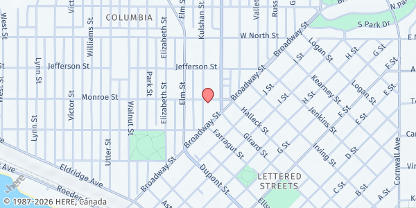 Map showing Freedge - Bellingham at 2316 Kulshan St, Bellingham, WA