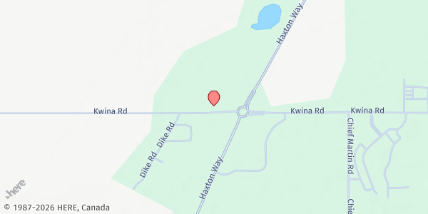 Map showing Lummi Food Bank at 2830 Kwina Rd, Bellingham, WA
