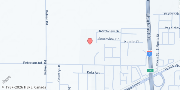 Map showing St. Charles Church - Burlington at 909 Peterson Rd, Burlington, WA