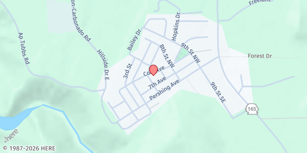 Map showing GoodRoots Northwest at 250 Coal Ave, Carbonado, WA