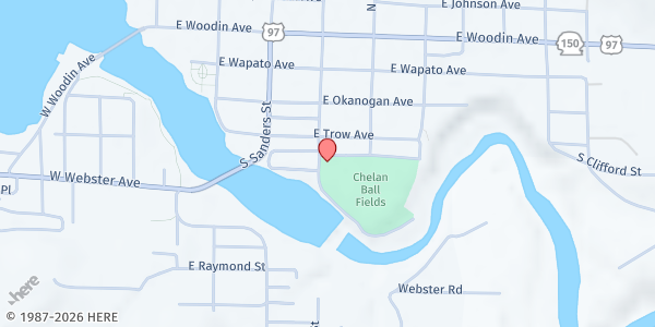 Map showing Chelan Valley Hope at 417 S Bradley St, Chelan, WA