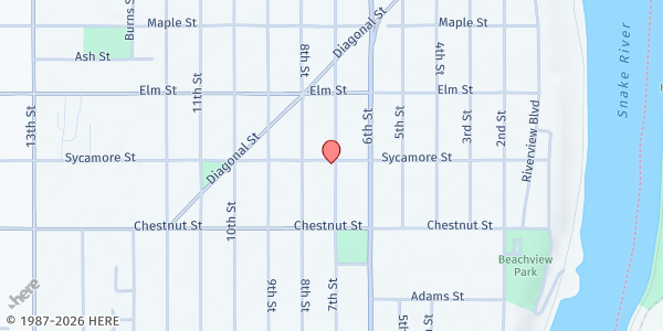Map showing Quality Behavioral Health - Food Distribution Center at 900 7th St, Clarkston, WA
