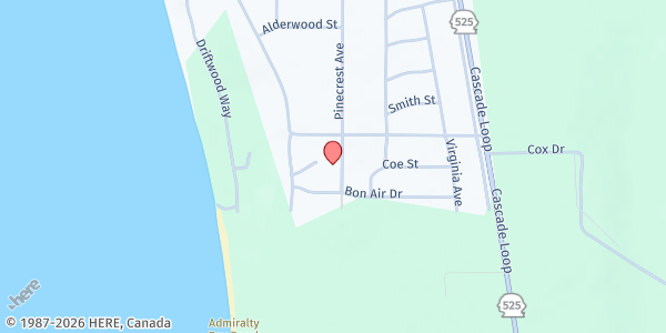 Map showing The Little Free Pantries - Coupeville at 2020 Pinecrest Ave, Coupeville, WA
