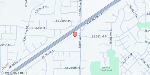 Map showing The Storehouse at 26201 180th Ave SE, Covington, WA