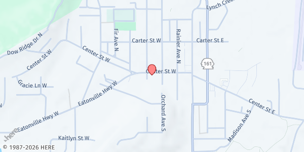 Map showing ACT - A Common Thread at 305 Center Street West, Eatonville, WA