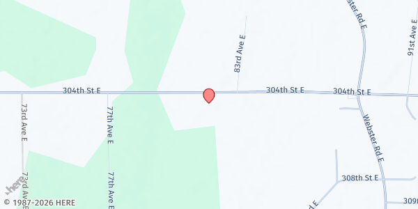 Map showing God's Pantry at 8120 304th St E, Graham, WA