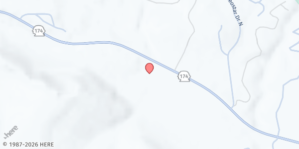 Map showing Church of the Nazarene at 45925 WA-174, Grand Coulee, WA