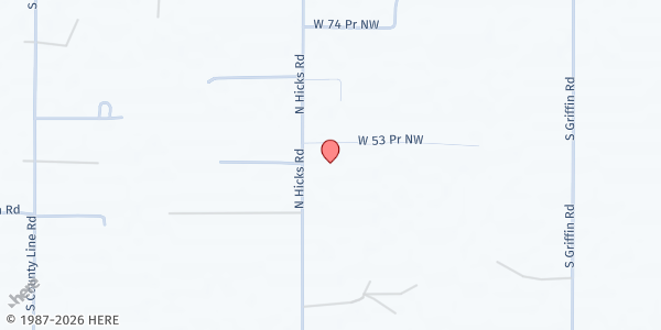 Map showing Remnant House at 5305 Hicks Rd, Grandview, WA