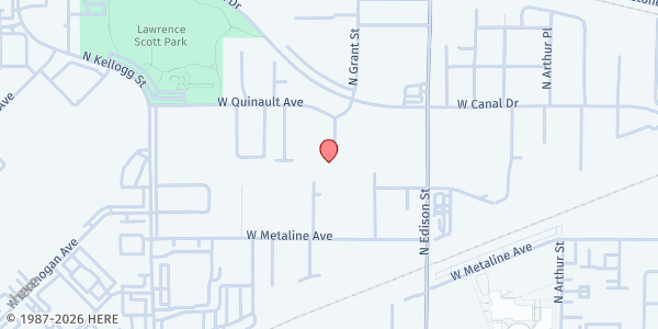 Map showing Safe Harbor Crisis Nursery at 1111 Grant Pl, Kennewick, WA