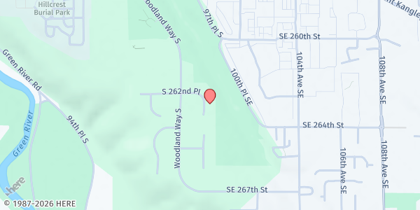Map showing ACT - A Common Thread at 9844 S 262nd Pl, Kent, WA