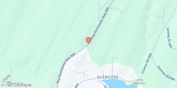 Map showing Church of Jesus Christ of Latter-day Saints - Key Peninsula at 12521 134 Ave KPN, Key Peninsula, WA